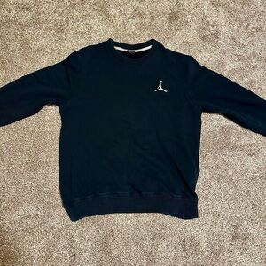 Jordan Black Crewneck Sweatshirt